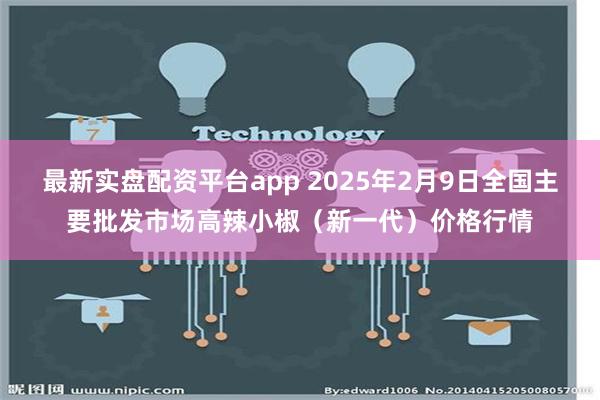 最新实盘配资平台app 2025年2月9日全国主要批发市场高辣小椒（新一代）价格行情